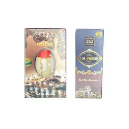RAVIOUR LIFESTYLE Set Of 2 Chocolate Musk & Al Passo Roll On Attar - 8 ml Each-image-25