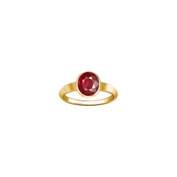 RAVIOUR LIFESTYLE Unisex Loose Certified Natural Burma Ruby Manik Copper Finger Ring image 1