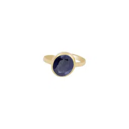 RAVIOUR LIFESTYLE Unisex Natural Blue Sapphire Neelam Copper Finger Ring-picture-13