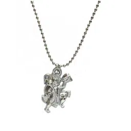 RAVIOUR LIFESTYLE Unisex Silver Pendant-picture-19