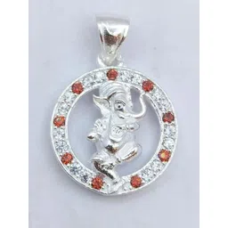 RAVIOUR LIFESTYLE Unisex Silver Pendant-picture-42