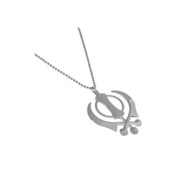 RAVIOUR LIFESTYLE Unisex Silver Pendant-picture-39