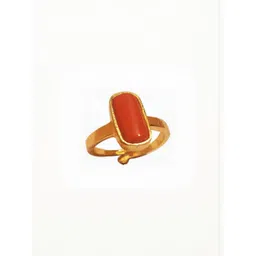 RAVIOUR LIFESTYLE Unisex Silver-Plated Copper Finger Ring with Red Stone-picture-29