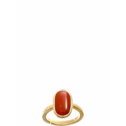 RAVIOUR LIFESTYLE Unisex Unheated Coral (Munga) Gold-Plated Finger Ring-picture-36