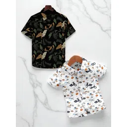 RAVYA TRENDZ Boys Classic Floral Printed Casual Shirt-picture-43