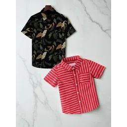 RAVYA TRENDZ Boys Classic Multi Stripes Printed Casual Shirt-picture-33