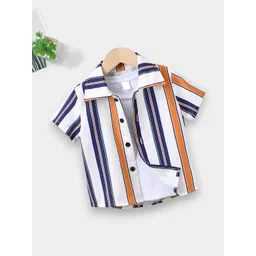 RAVYA TRENDZ Boys Classic Striped Casual Shirt-picture-13