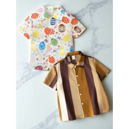 RAVYA TRENDZ Boys Classic Striped Casual Shirt-picture-16