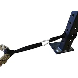 RAW Built Tech Battle Rope Anchoring Strap Kit | Fast + Easy Home Gym Wall Mount Setup | Reduce Battle Rope Wear and Prevent Fray on Crossfit Slam Ropes | 2 Webbed Polyester Straps-picture-18