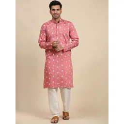 Rawayi Men Ethnic Motifs Thread Work Kurta-picture-33