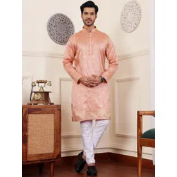 Rawayi Men Floral Thread Work Kurta-picture-40
