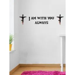 rawpockets Black Jesus Quote Vinyl Wall Stickers-picture-35