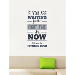 rawpockets Blue Fitness Quotes PVC Vinyl Wall Stickers-picture-33