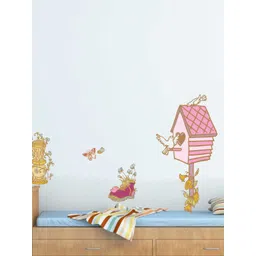 rawpockets Multicolored Birds Family Wall Stickers image 1