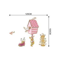 rawpockets Multicolored Birds Family Wall Stickers image 4