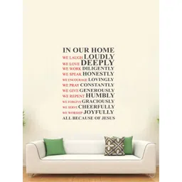 rawpockets Multicolour PVC Family Quotes Wall Sticker 60x80-picture-26