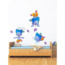 Rawpockets Unisex Multicolour Lord Krishna PVC Vinyl Wall Stickers-picture-32