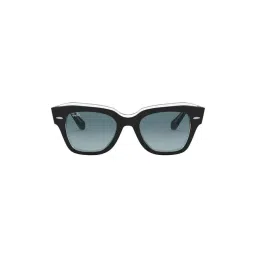 Ray-Ban 0RB2186 Light Blue Anti-Reflective State Street Square Sunglasses - 49 mm-picture-15