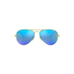 Ray-Ban 0RB3025 Sky Blue Polarized Aviator - 58 mm-picture-30