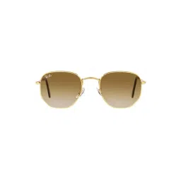 Ray-Ban 0RB3548 Light Brown Icons Beveled Sunglasses - 51 mm-picture-17