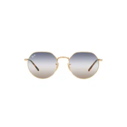 Ray-Ban 0RB3565 Light Blue Gradient Jack Round Sunglasses - 52.9 mm image 1