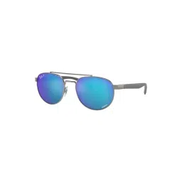 Ray-Ban Blue Aviator Polarized Unisex Sunglasses-picture-40