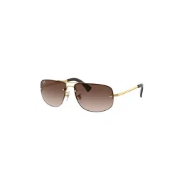 Ray-Ban Brown Square Unisex Sunglasses-picture-43