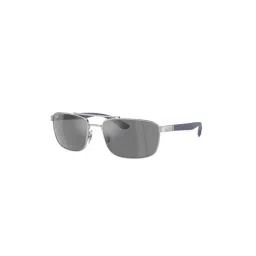 RAY-BAN Unisex UV Protected Grey Lens Rectangle Sunglasses - 0RB3737003/6G60-picture-43