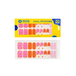 Ray Of Sunshine- ROS Beauty Set Of 20 Peel & Stick Nail Art Stickers-Main Character Moment-picture-39