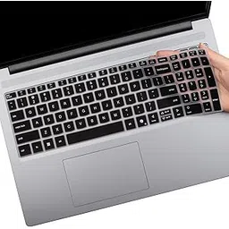 RAYA Silicone Keyboard Cover for Lenovo Ideapad Slim 3/3i Gen10 and Ideapad Slim 5/5i Gen10 15inch and 16inch Laptops [ Will NOT FIT for ideapad Pro Models ] (Black)-picture-25