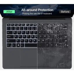 RAYA Silicone Keyboard Cover for Yoga Slim 7 / Slim 7i / Slim 7X and Lenovo Yoga Pro 7 Keyboard Skin image 4