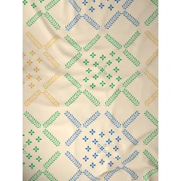 Raymond Home Camphor Mustard Printed Cotton 144 TC Queen Bedsheet With 2 Pillow Covers-image-32