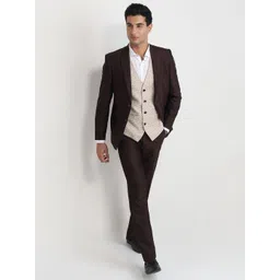 raymond Men 3PC SB2BTN NTCH LPL WID WC - CONT FIT Solid Suit image 5