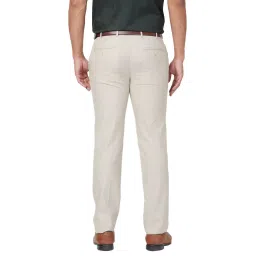 Raymond Beige Slim Fit Trousers image 2
