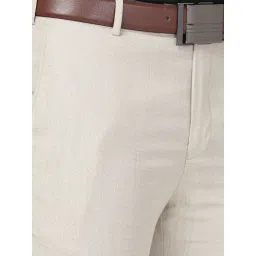 Raymond Beige Slim Fit Trousers image 5