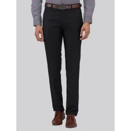 Raymond Black Slim Fit Trousers-picture-40