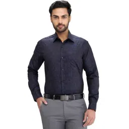 Raymond Blue Regular Fit Printed Shirt-picture-40