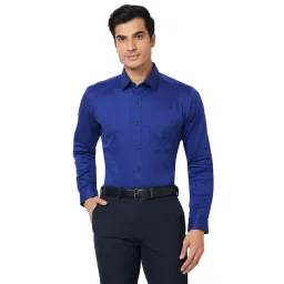 Raymond Blue Slim Fit Shirt-picture-30