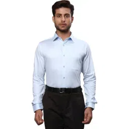 Raymond Blue Slim Fit Shirt-picture-48