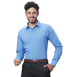 Raymond Blue Slim Fit Shirt-picture-38