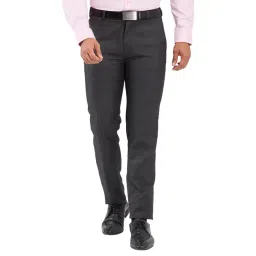 Raymond Blue Slim Fit Trousers-picture-22