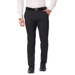 Raymond Brown Classic Fit Texture Trousers-picture-22