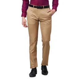 Raymond Brown Slim Fit Trousers-picture-44