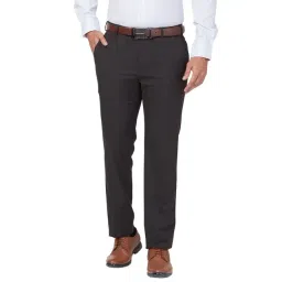 Raymond Brown Slim Fit Trousers-picture-18