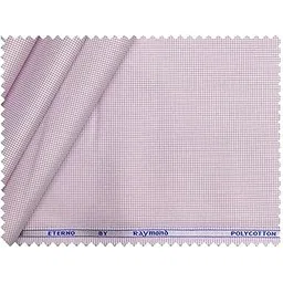 Raymond De Eterno Shirt Fabric (1.6meters, Unstitched) Pink Structure weave, Solid-picture-50