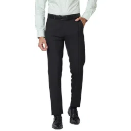 Raymond Grey Slim Fit Trousers-picture-26