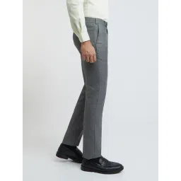 Raymond Grey Slim Fit Trousers image 4