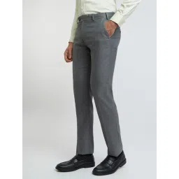 Raymond Grey Slim Fit Trousers image 3