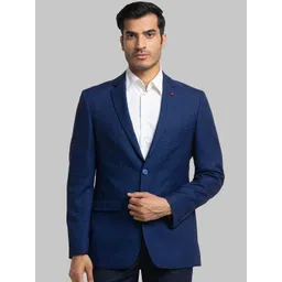 Raymond Men Checked Single Breasted Blazers-picture-15