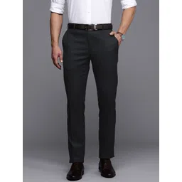 Raymond Men Checked Slim Fit Formal Trouser-picture-29